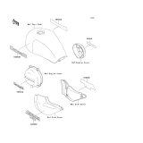 KAWASAKI, ZR750-C5 1995, DECALS