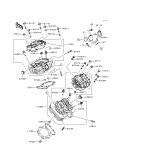 KAWASAKI, VN1500-F2 1999, CYLINDER HEAD