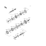 KAWASAKI, VN1500-F2 1999, TRANSMISSION(-VNT50AE077438)