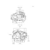 KAWASAKI, VN1500-F2 1999, CRANKCASE BOLT PATTERN