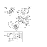 KAWASAKI, VN1500-F2 1999, RIGHT ENGINE COVER(S)