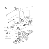KAWASAKI, VN1500-F2 1999, STARTER MOTOR