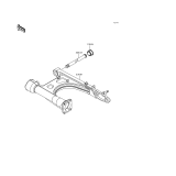 KAWASAKI, VN1500-F2 1999, SWINGARM