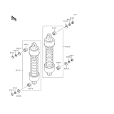 KAWASAKI, VN1500-F2 1999, SUSPENSION/SHOCK ABSORBER
