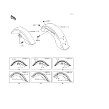 KAWASAKI, VN1500-F2 1999, FENDERS
