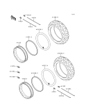 KAWASAKI, VN1500-F2 1999, TIRES