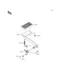 KAWASAKI, VN1500-F2 1999, BRAKE PEDAL