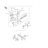 KAWASAKI, VN1500-F2 1999, FRONT MASTER CYLINDER