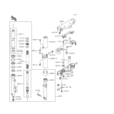 KAWASAKI, VN1500-F2 1999, FRONT FORK