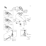 KAWASAKI, VN1500-F2 1999, FUEL TANK