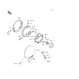 KAWASAKI, VN1500-F2 1999, HEADLIGHT(S)