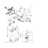 KAWASAKI, VN1500-F2 1999, CHASSIS ELECTRICAL EQUIPMENT