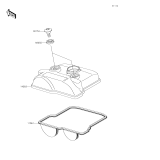 KAWASAKI, KX252AJF 2018,KX252AKF 2019, CYLINDER HEAD COVER
