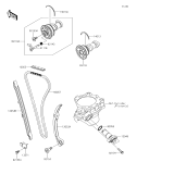 KAWASAKI, KX252AJF 2018,KX252AKF 2019, CAMSHAFT(S)/TENSIONER