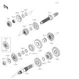 KAWASAKI, KX252AJF 2018,KX252AKF 2019, TRANSMISSION