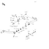 KAWASAKI, KX252AJF 2018,KX252AKF 2019, GEAR CHANGE MECHANISM