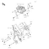 KAWASAKI, KX252AJF 2018,KX252AKF 2019, ENGINE MOUNT