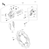 KAWASAKI, KX252AJF 2018,KX252AKF 2019, FRONT BRAKE
