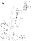 KAWASAKI, KX252AJF 2018,KX252AKF 2019, REAR MASTER CYLINDER