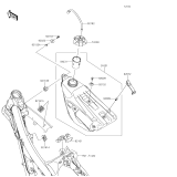 KAWASAKI, KX252AJF 2018,KX252AKF 2019, FUEL TANK