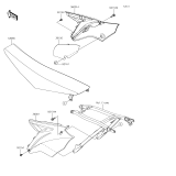 KAWASAKI, KX252AJF 2018,KX252AKF 2019, SIDE COVERS