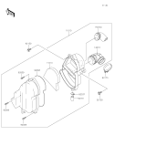 KAWASAKI, KLX110CLF 2020, AIR CLEANER