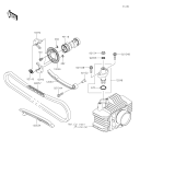 KAWASAKI, KLX110CLF 2020, CAMSHAFT(S)/TENSIONER