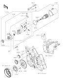 KAWASAKI, KLX110CLF 2020, STARTER MOTOR
