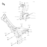 KAWASAKI, KLX110CLF 2020, ENGINE MOUNT