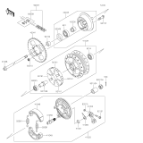 KAWASAKI, KLX110CLF 2020, REAR HUB