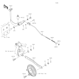 KAWASAKI, KLX110CLF 2020, BRAKE PEDAL