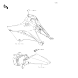 KAWASAKI, KLX110CLF 2020, LABELS