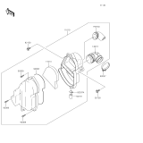 KAWASAKI, KLX110CFF 2015,KLX110CGF 2016,KLX110CHF 2017,KLX110CJF 2018,KLX110CKF 2019, AIR CLEANER