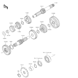 KAWASAKI, KLX110CFF 2015,KLX110CGF 2016,KLX110CHF 2017,KLX110CJF 2018,KLX110CKF 2019, TRANSMISSION