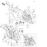 KAWASAKI, KLX110CFF 2015,KLX110CGF 2016,KLX110CHF 2017,KLX110CJF 2018,KLX110CKF 2019, CRANKCASE