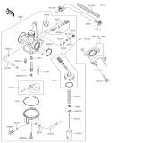 KAWASAKI, KLX110CFF 2015,KLX110CGF 2016,KLX110CHF 2017,KLX110CJF 2018,KLX110CKF 2019, CARBURETOR