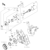 KAWASAKI, KLX110CFF 2015,KLX110CGF 2016,KLX110CHF 2017,KLX110CJF 2018,KLX110CKF 2019, STARTER MOTOR