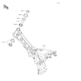 KAWASAKI, KLX110CFF 2015,KLX110CGF 2016,KLX110CHF 2017,KLX110CJF 2018,KLX110CKF 2019, FRAME