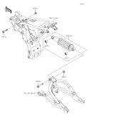 KAWASAKI, KLX110CFF 2015,KLX110CGF 2016,KLX110CHF 2017,KLX110CJF 2018,KLX110CKF 2019, SUSPENSION/SHOCK ABSORBER