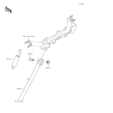 KAWASAKI, KLX110CFF 2015,KLX110CGF 2016,KLX110CHF 2017,KLX110CJF 2018,KLX110CKF 2019, STAND(S)