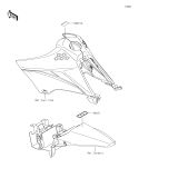 KAWASAKI, KLX110CFF 2015,KLX110CGF 2016,KLX110CHF 2017,KLX110CJF 2018,KLX110CKF 2019, LABELS