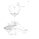 KAWASAKI, KLX110CFF 2015,KLX110CGF 2016,KLX110CHF 2017,KLX110CJF 2018,KLX110CKF 2019, DECALS