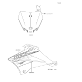 KAWASAKI, KLX110CFF 2015,KLX110CGF 2016,KLX110CHF 2017,KLX110CJF 2018,KLX110CKF 2019, DECALS