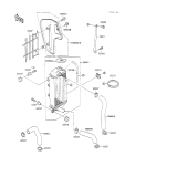 KAWASAKI, KX100-A1 1989,KX100-A2 1990, RADIATOR