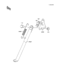 KAWASAKI, KX100-A1 1989,KX100-A2 1990, STAND(S)