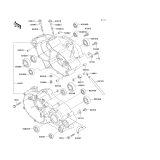 KAWASAKI, KX85-A1 2001,KX85-A2 2002,KX85-B1 2001,KX85-B2 2002, CRANKCASE