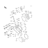 KAWASAKI, KX85-A1 2001,KX85-A2 2002,KX85-B1 2001,KX85-B2 2002, ENGINE COVER(S)