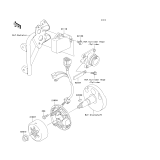 KAWASAKI, KX85-A1 2001,KX85-A2 2002,KX85-B1 2001,KX85-B2 2002, GENERATOR