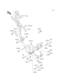 KAWASAKI, KX85-A1 2001,KX85-A2 2002,KX85-B1 2001,KX85-B2 2002, ENGINE MOUNT