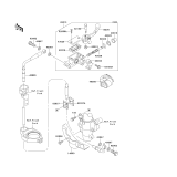 KAWASAKI, KX85-A1 2001,KX85-A2 2002,KX85-B1 2001,KX85-B2 2002, FRONT MASTER CYLINDER